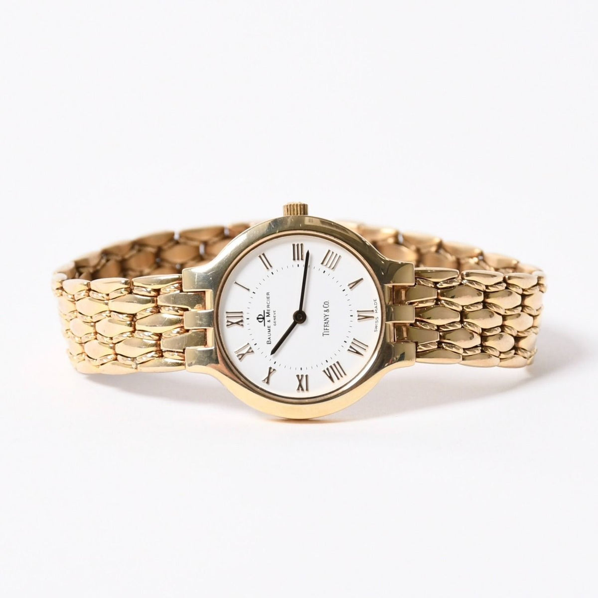 Tiffany & Co Baume & Mercier Classic Watch 14k White Dial — view 3