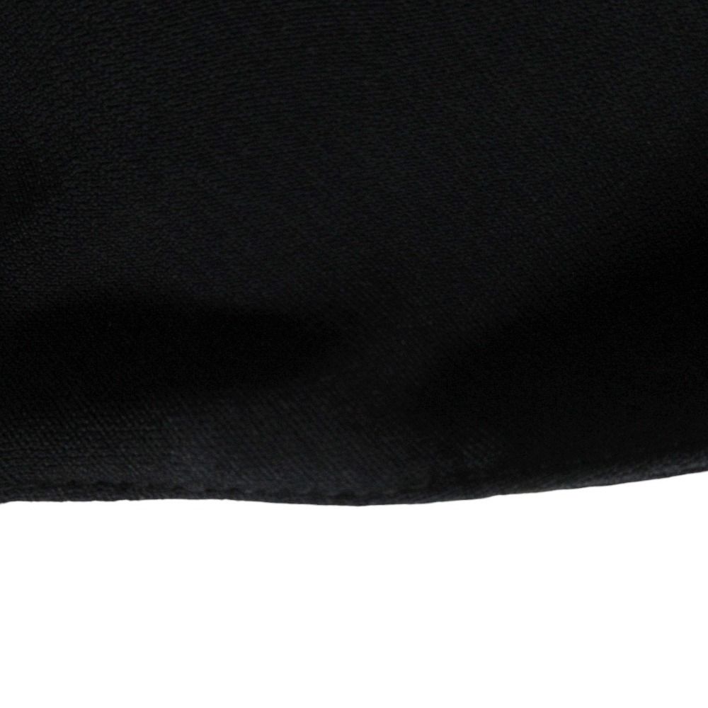 Fendi Collarless Jacket Ribbon Motif Black — view 3