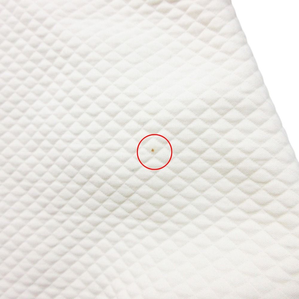 Dior Dress Waffle Fabric Pique Weave Short Sleeve Mini 100% Cotton White — view 7