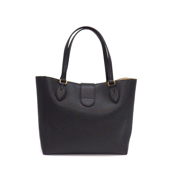 Gucci Tote Bag GG Marmont Dahlia Black Leather Gold — view 2