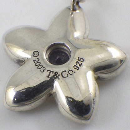 Tiffany & Co Earrings Flower Drop Dangle Chain Iolite — view 3