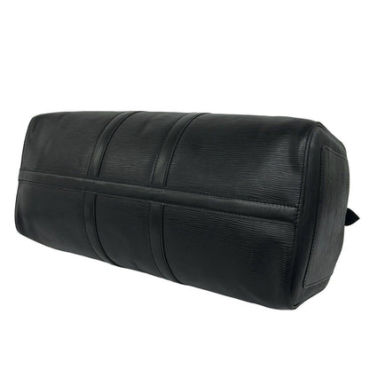 Louis Vuitton Vintage Keepall Epi Leather Boston Bag Black Noir — view 8
