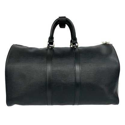Louis Vuitton Vintage Keepall Epi Leather Boston Bag Black Noir — view 3
