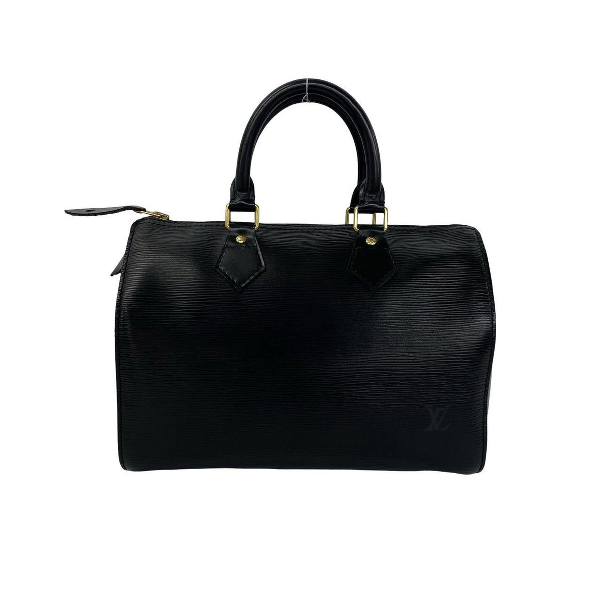 Louis Vuitton Vintage Speedy 30 Epi Leather Handle Mini Boston Bag Noir — view 3