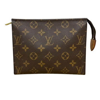 Louis Vuitton Posh Twill 19 Monogram Pouch Canvas