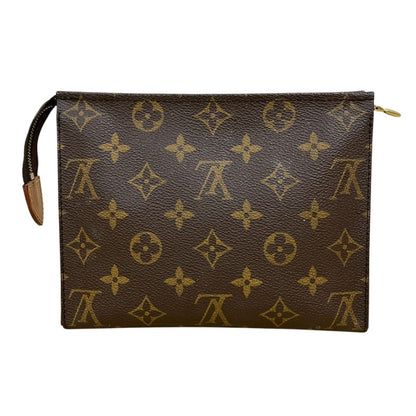 Louis Vuitton Posh Twill 19 Monogram Pouch Canvas — view 2