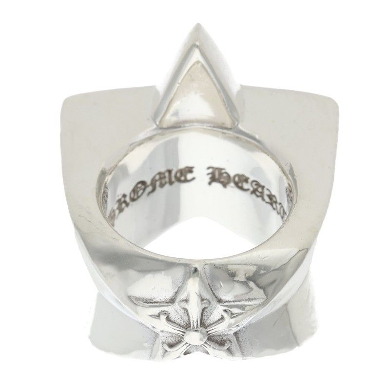 Chrome Hearts Str Large Star Silver Ring — view 2