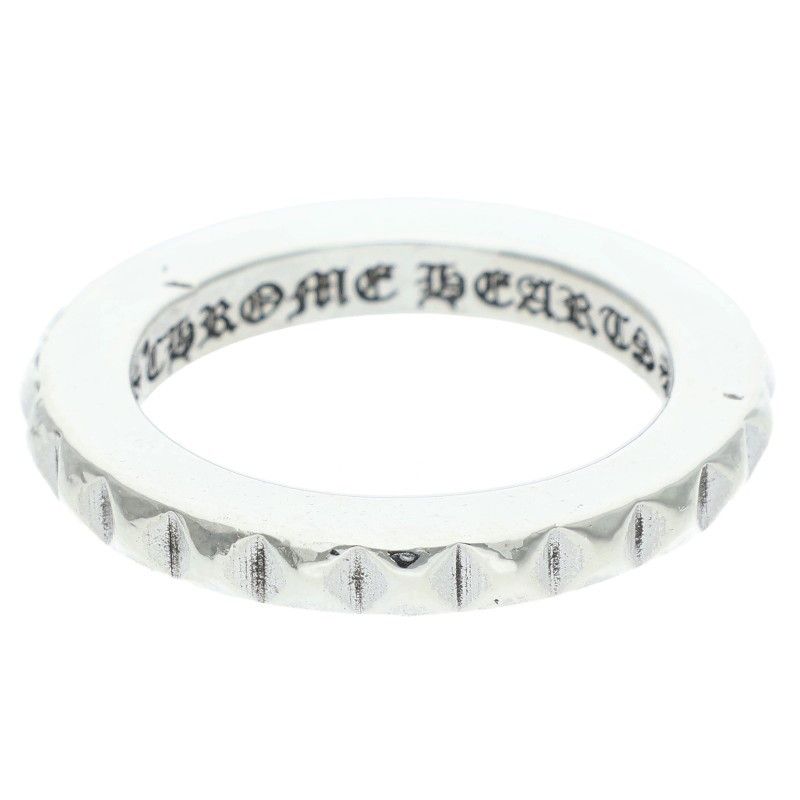 Chrome Hearts Tfp Pnk Big True Punk Big Silver Ring — view 2
