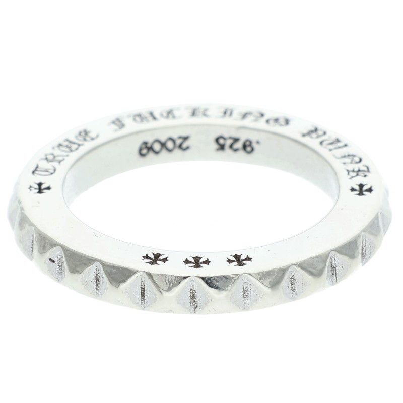 Chrome Hearts Tfp Pnk Big True Punk Big Silver Ring — view 5