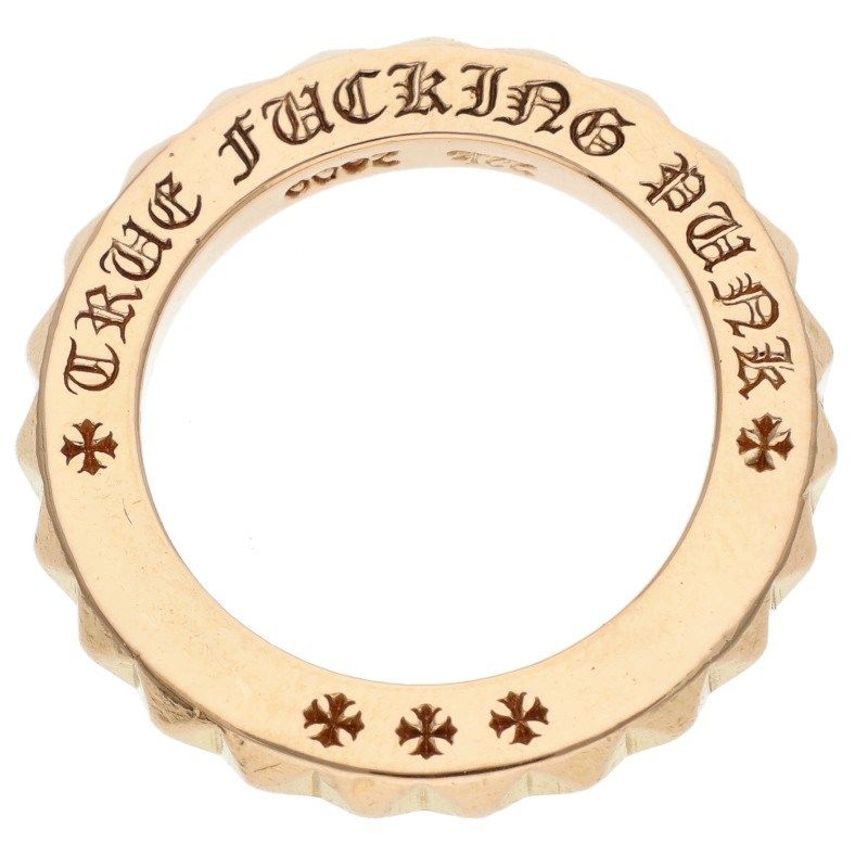 Chrome Hearts 22K Tfp Pnk Big 22K True Punk Big Gold Ring