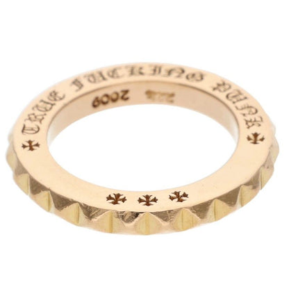 Chrome Hearts 22K Tfp Pnk Big 22K True Punk Big Gold Ring — view 5