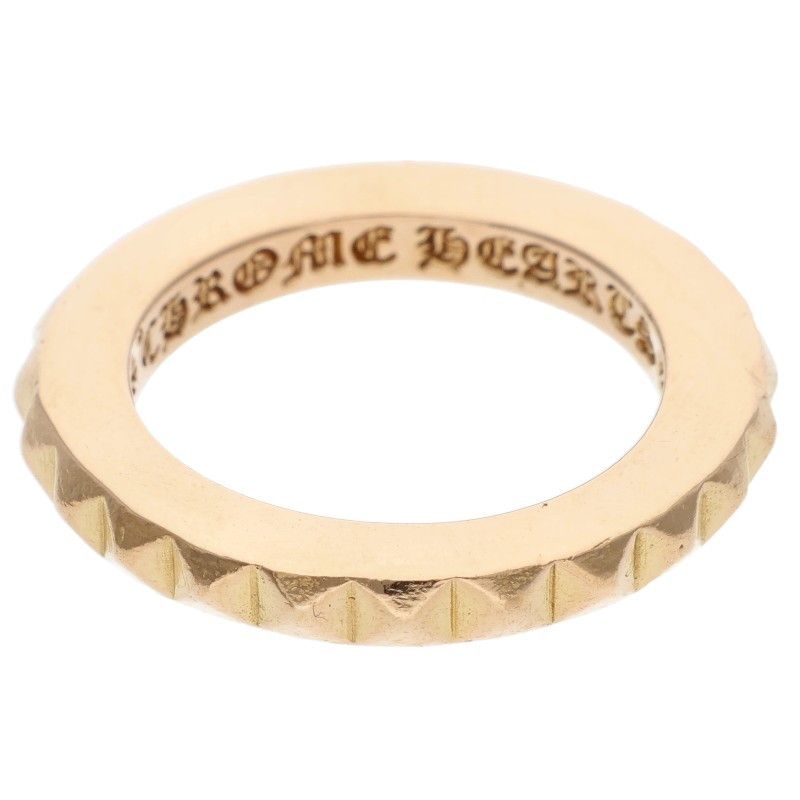 Chrome Hearts 22K Tfp Pnk Big 22K True Punk Big Gold Ring — view 2