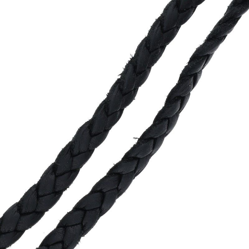 Chrome Hearts Leather Braid Borochip Blade Necklace — view 5