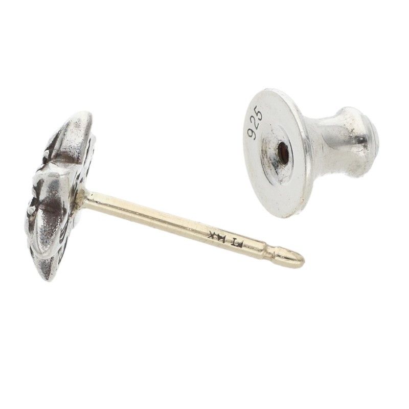 Chrome Hearts CO Star Dmnd Stud 1 Diamond Silver Single Earring — view 4
