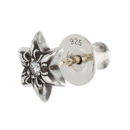 Chrome Hearts CO Star Dmnd Stud 1 Diamond Silver Single Earring
