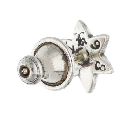 Chrome Hearts CO Star Dmnd Stud 1 Diamond Silver Single Earring — view 2