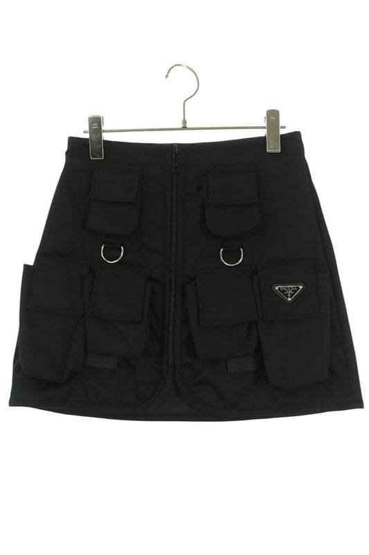 Prada Re-Nylon Multi Pocket Skirt 40