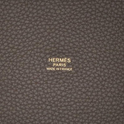 Hermes Picotin Lock MM Taurillon Clemence Etain MM Handbag — view 3