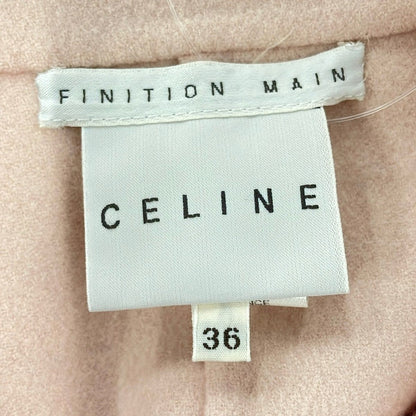 Celine Coat S Light Pink Long Sleeve Finition Winter 36 — view 3