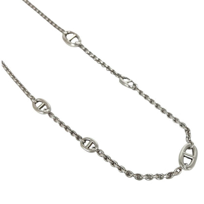 Hermes Chaine D'Ancre Farandole Necklace 925 Sterling Silver Choker Pendant — view 4