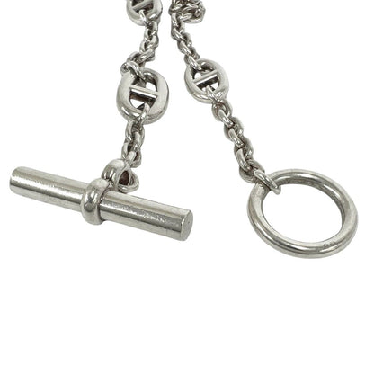 Hermes Chaine D'Ancre Farandole Necklace 925 Sterling Silver Choker Pendant — view 5
