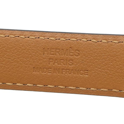 Hermes Belt Kelly 18 Veau Epsom Black Rose Gold New Turnlock Slide Adjustment — view 4