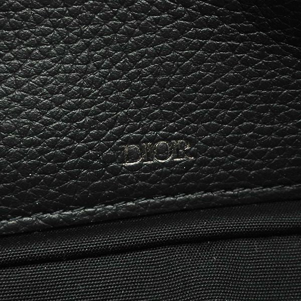 Dior Shoulder Bag Safar Mini Oblique Canvas Leather Beige Gunmetal All Over — view 8