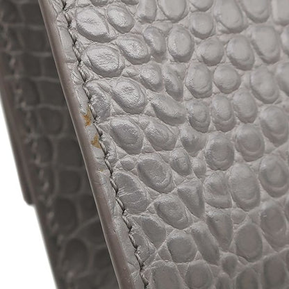 Saint Laurent Shoulder Bag Kate Tassel Chain Leather Gray Silver Monogram — view 7