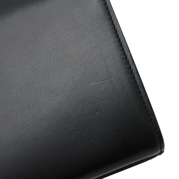 Saint Laurent Shoulder Bag Kate Tassel Chain Leather Black Gold Monogram — view 7