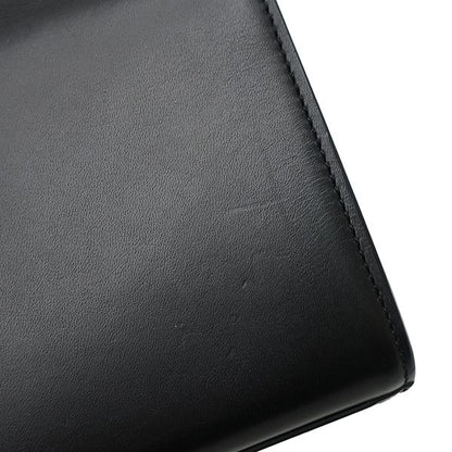 Saint Laurent Shoulder Bag Kate Tassel Chain Leather Black Gold Monogram — view 7