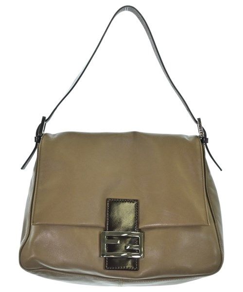 Fendi Handle Bucket Bag Beige