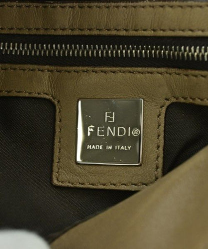 Fendi Handle Bucket Bag Beige — view 4