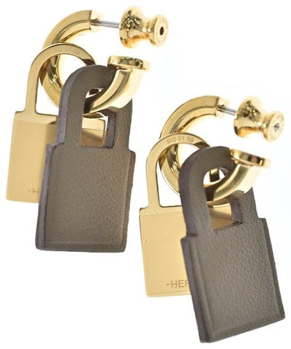 Hermes Earrings Gold — view 3