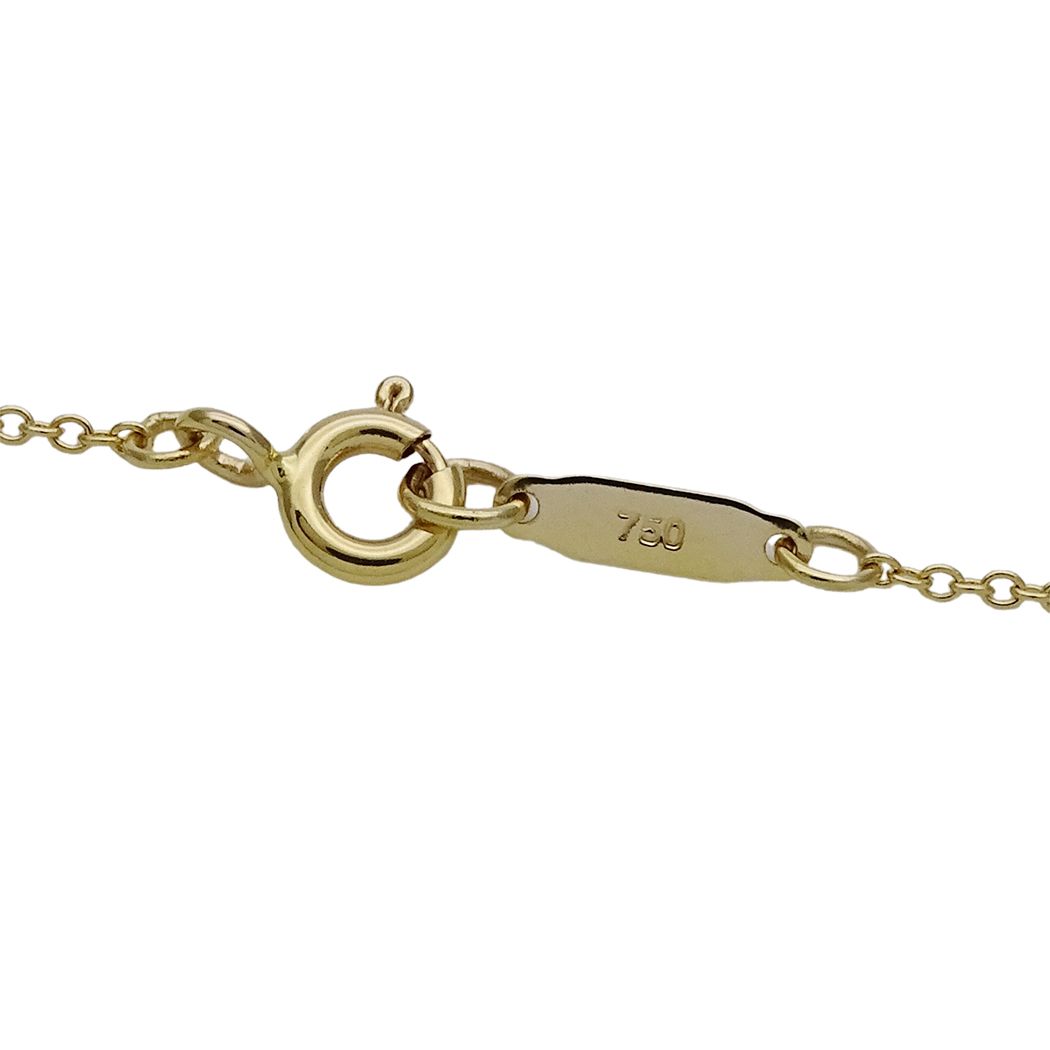 Tiffany & Co Necklace 18K Gold Bow Ribbon Yellow — view 6