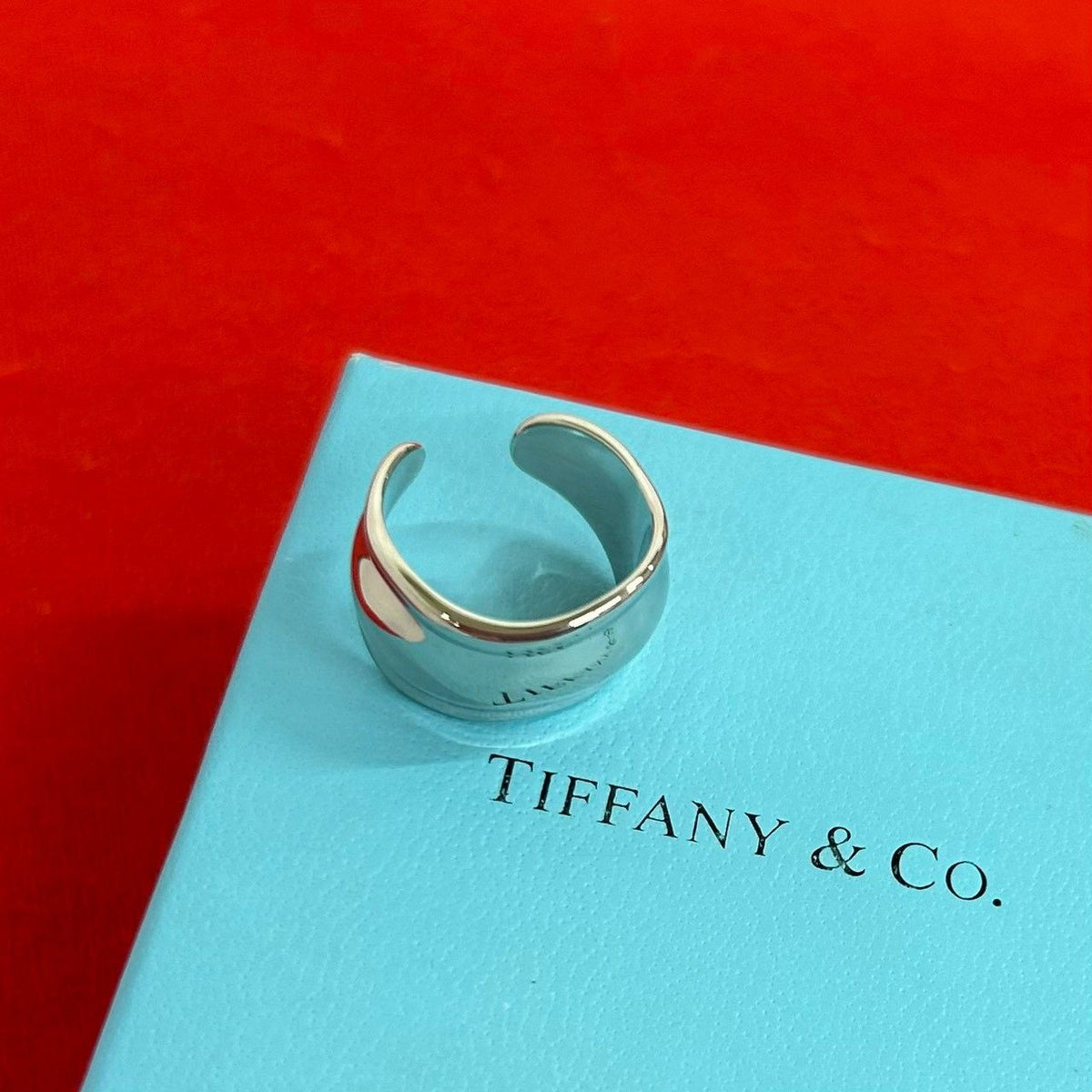 Tiffany & Co Vintage Bone Ring 925 Sterling Silver