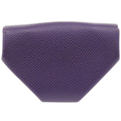 Hermes le Vanquatre Veau Epsom Violet Silver Coin Purse — view 2