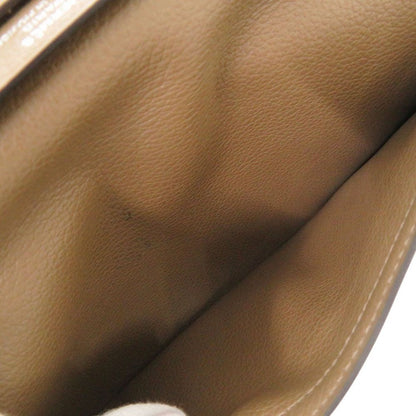Hermes Citizen Twill Evercolor Brown Silver Wallet — view 5