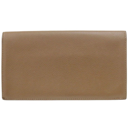 Hermes Citizen Twill Evercolor Brown Silver Wallet