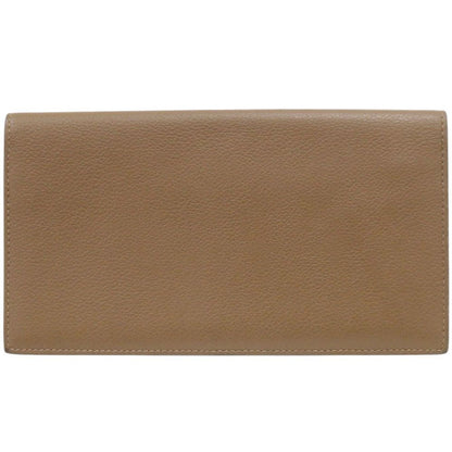 Hermes Citizen Twill Evercolor Brown Silver Wallet — view 2