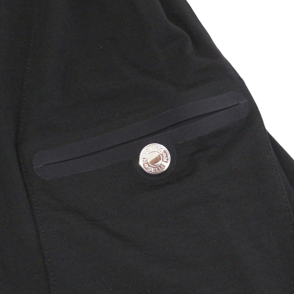 Hermes Fit Series Clou de Selle Half Zip Wool Black T-Shirt L — view 5