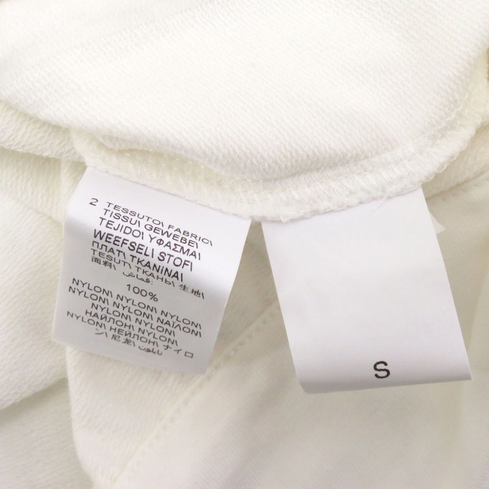 Brunello Cucinelli Half Zip Pullover Nylon Cotton White Hoodie S — view 8