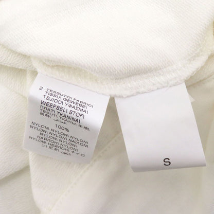 Brunello Cucinelli Half Zip Pullover Nylon Cotton White Hoodie S — view 8