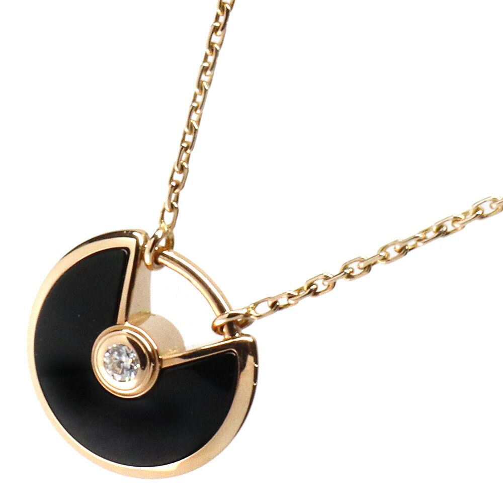Cartier Necklace Amulet de XS Onyx Diamond — view 2