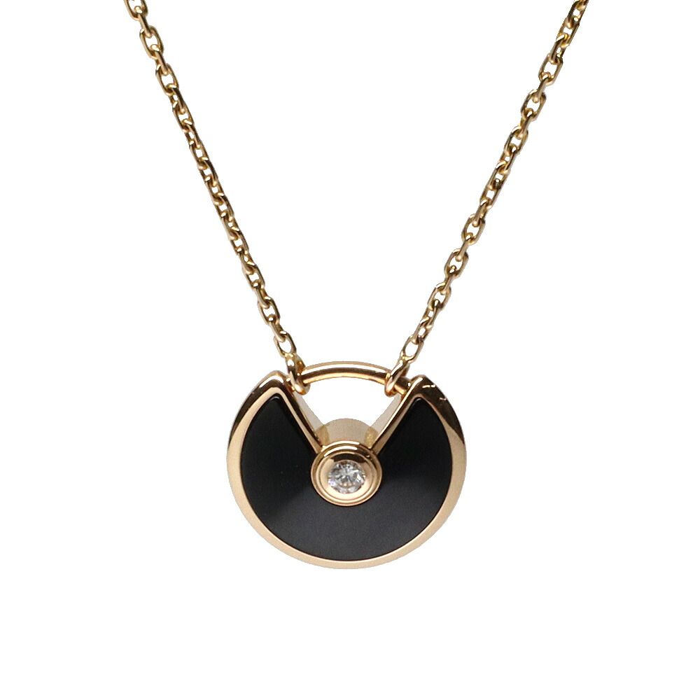 Cartier Necklace Amulet de XS Onyx Diamond