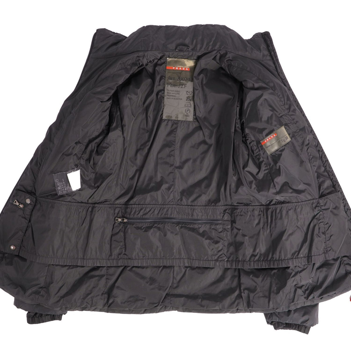 Prada Sport Jacket with Padding and Hood — view 7