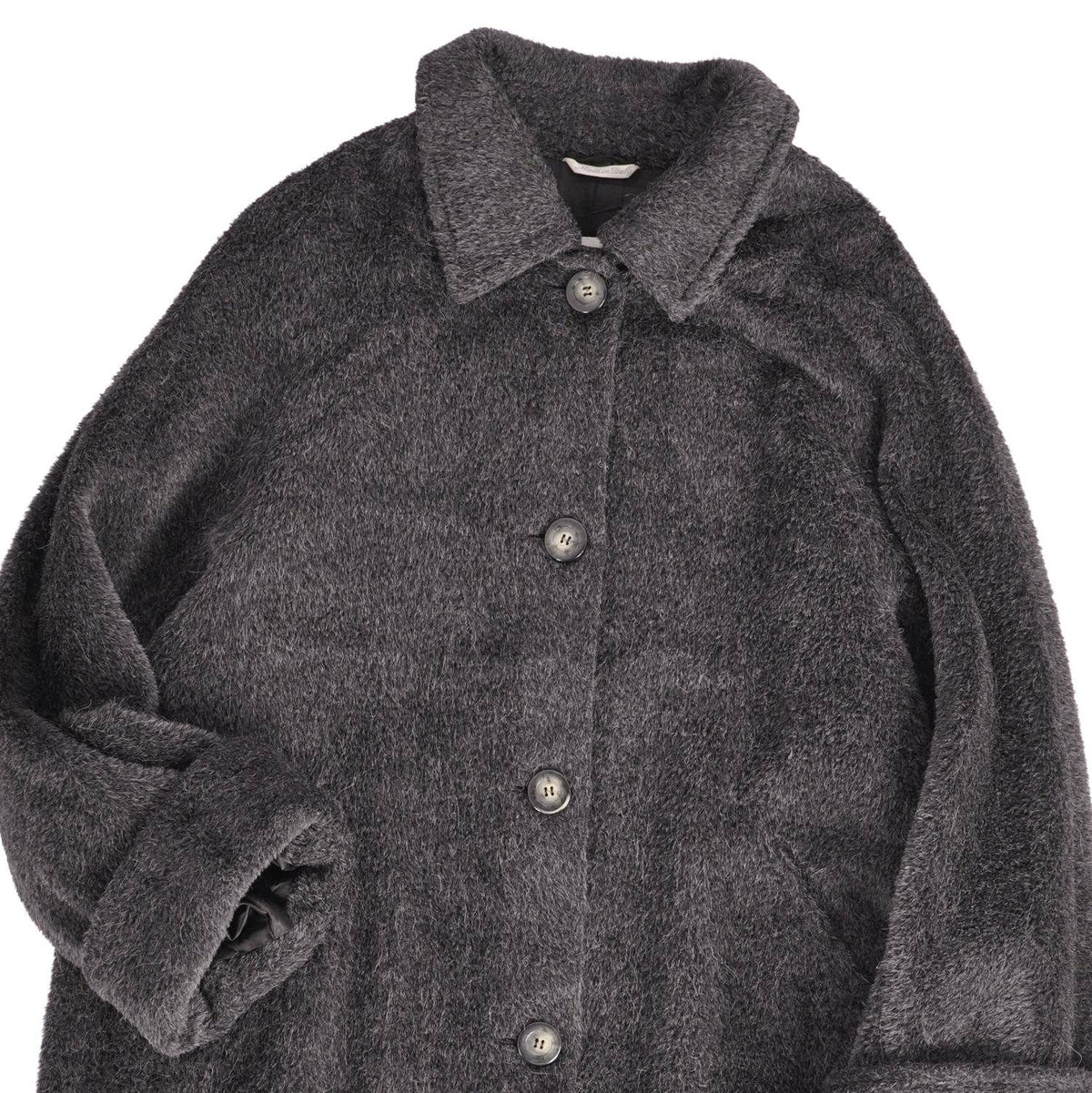Max Mara Coat White Tag Long Shaggy — view 2