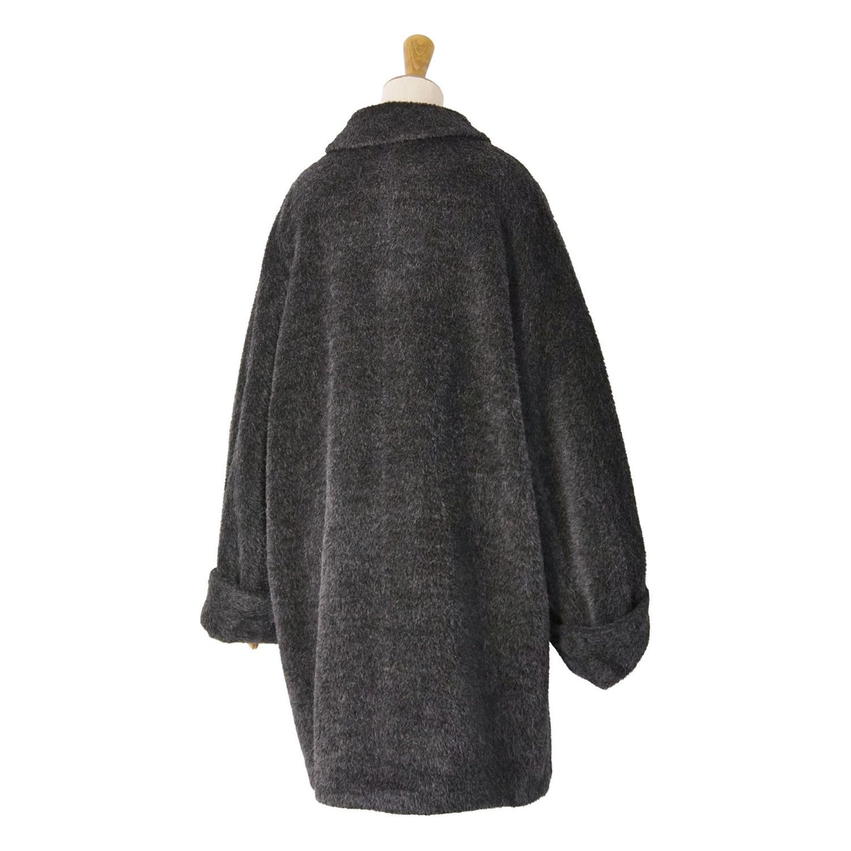Max Mara Coat White Tag Long Shaggy — view 6