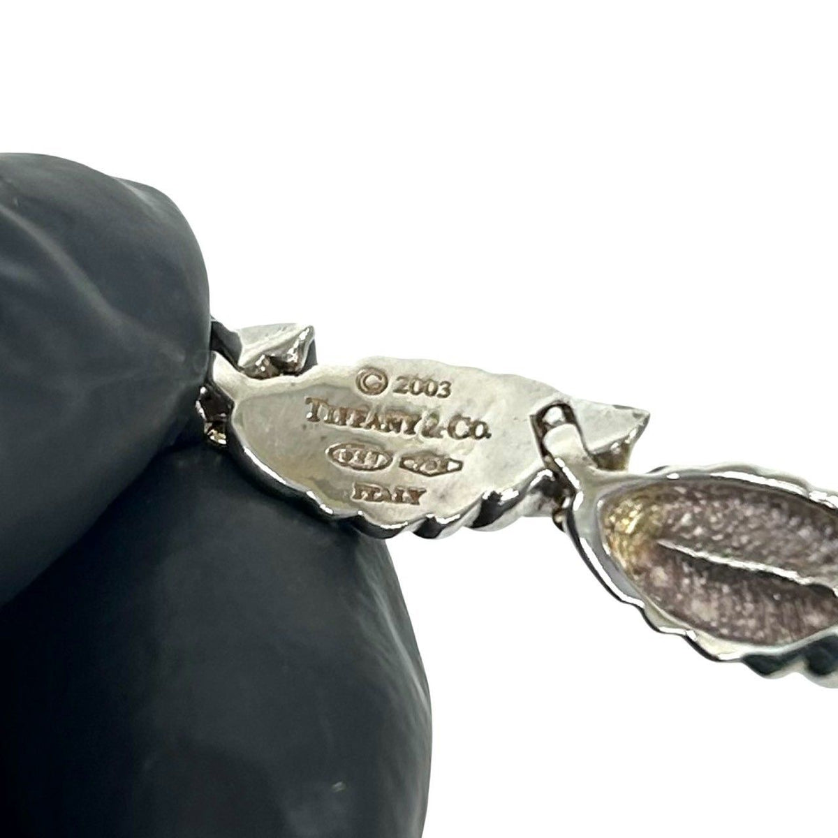 Tiffany & Co Natura Roulis Full Duo Necklace 925 Sterling Silver 18 18K Gold — view 3