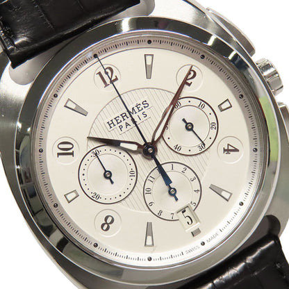 Hermes Dressage Chronograph DR 5.910 SS Tapestry Watch — view 2