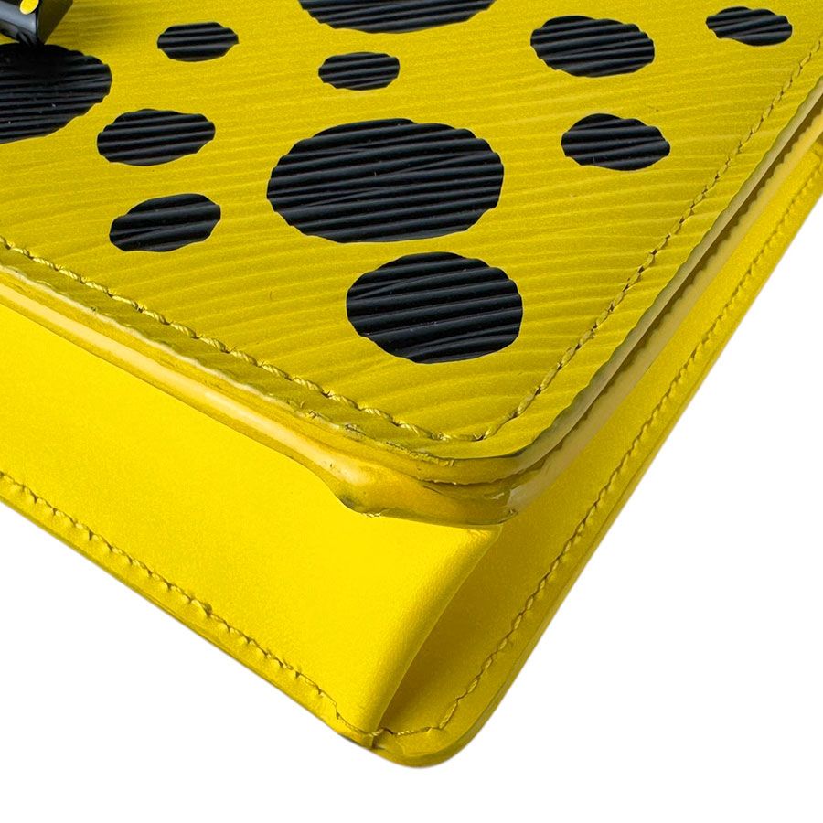 Louis Vuitton Chain Wallet Crossbody Shoulder Bag LV YK Yayoi Kusama — view 7
